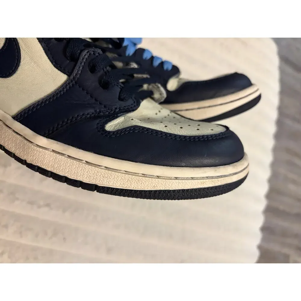 Nike Air Jordan 1 Retro High OG Men’s Size 8.5 Obsidian UNC 2019 555088-140